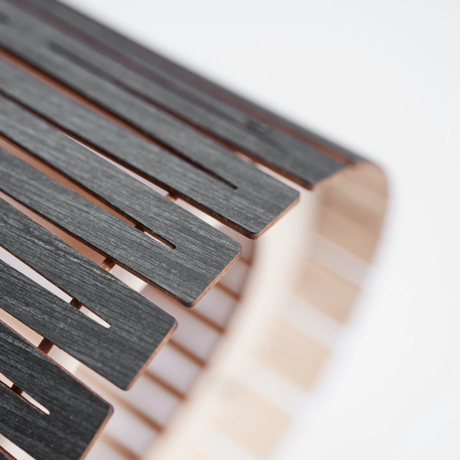 NKJ Design WOOD SEVEN Væglampe - Birch Slate Grey