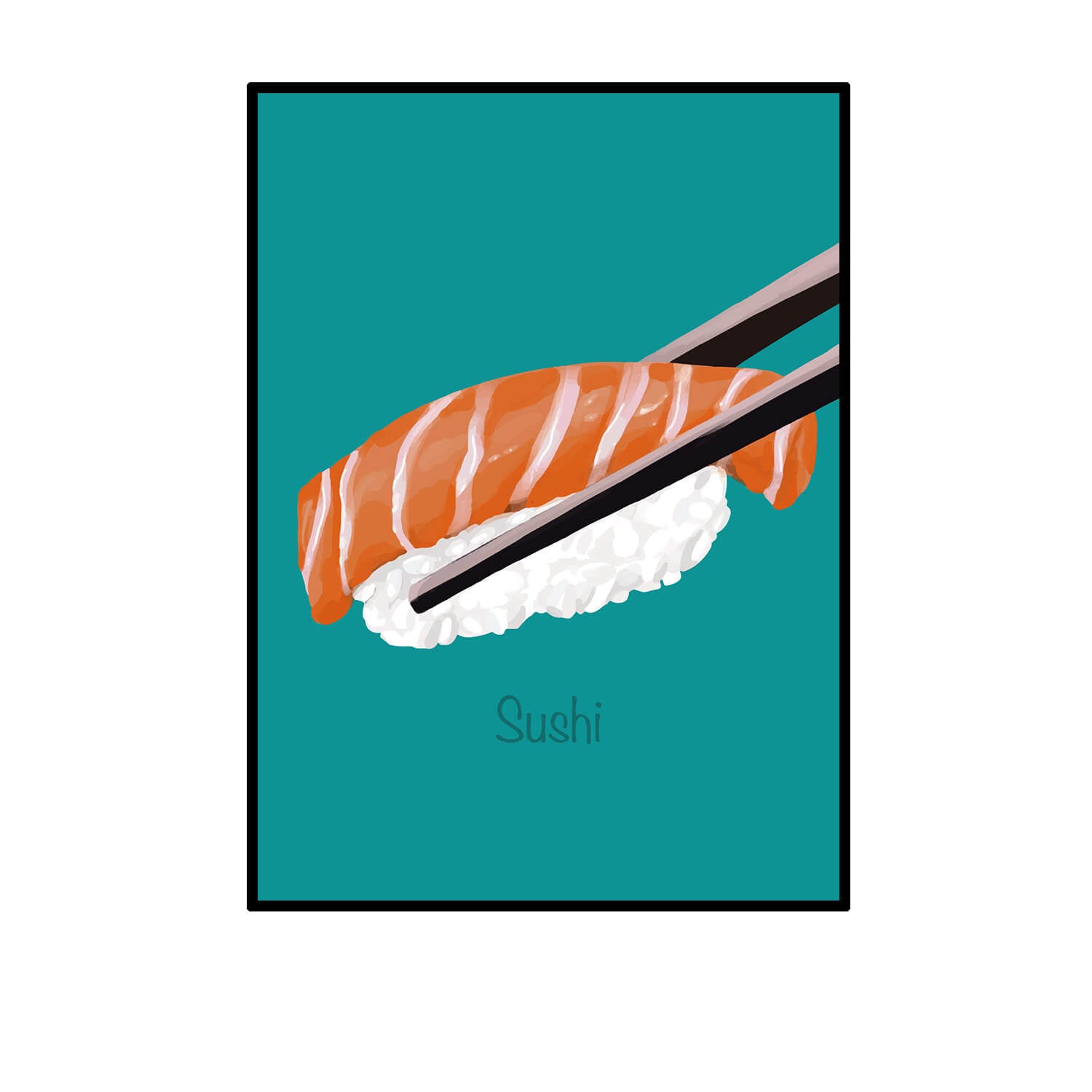 Nyborg Grafik & Web plakat - Sushi