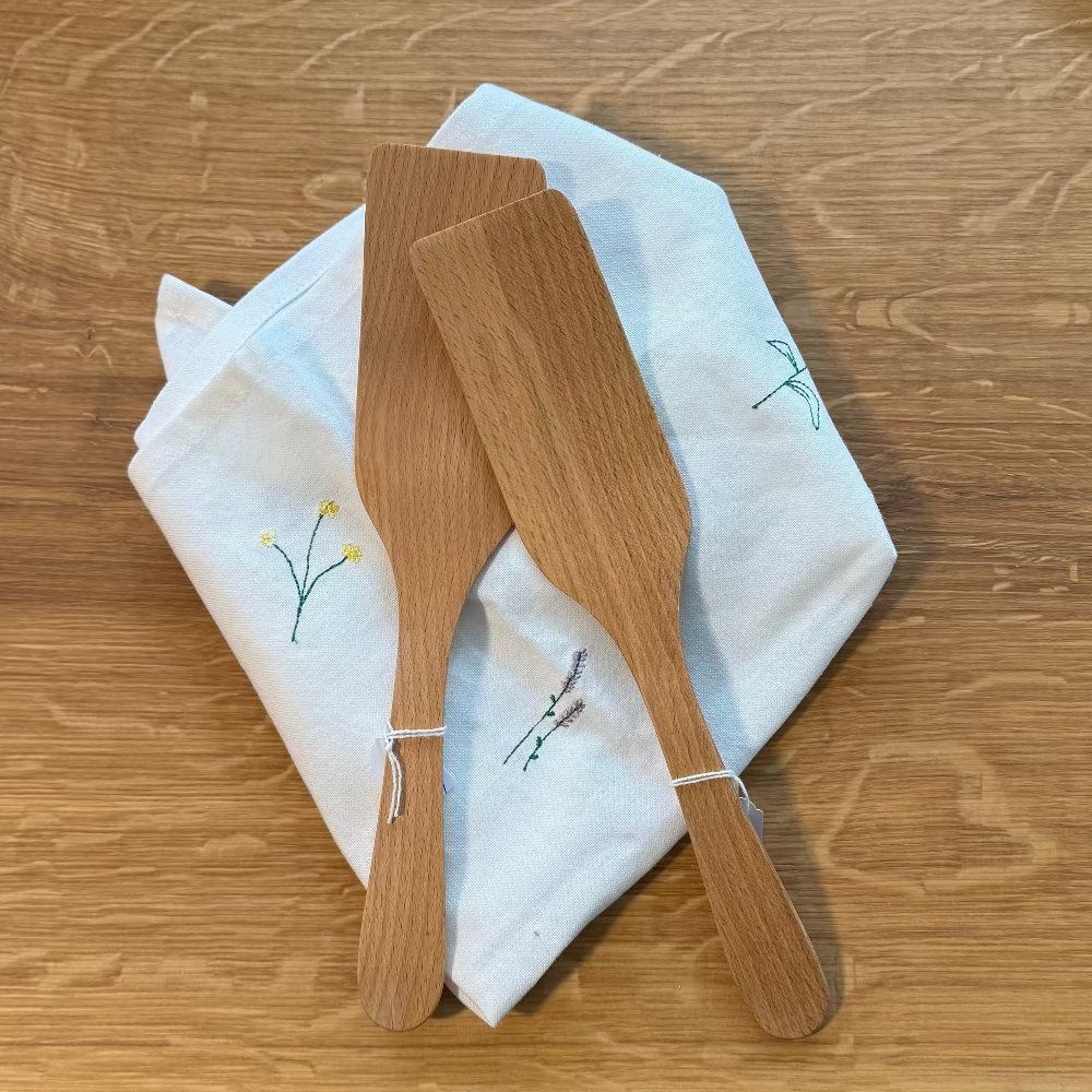 Paletkniv / Aflang / Mellem / Gyldent træ