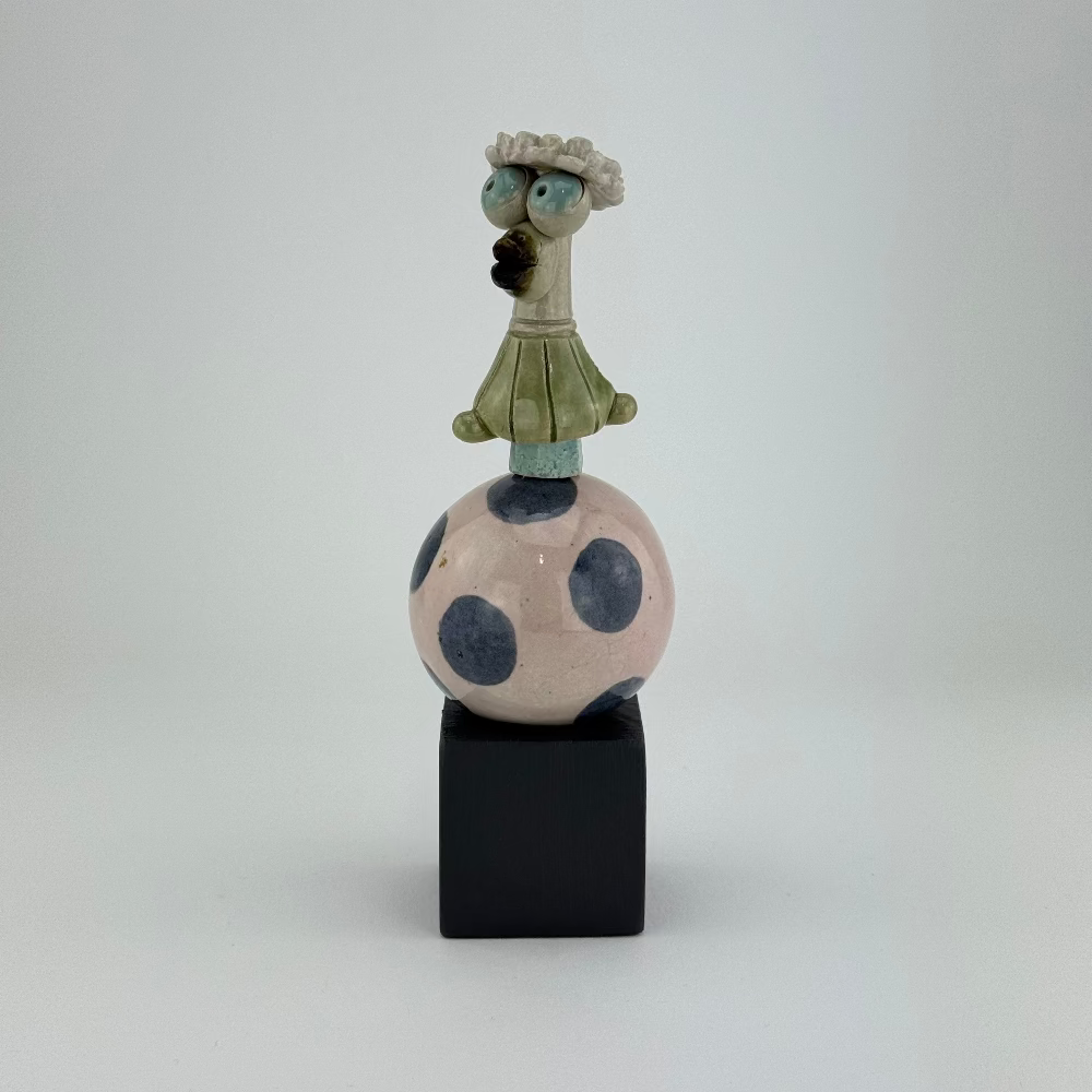 Unik keramisk fugleskulptur - Dansk Design