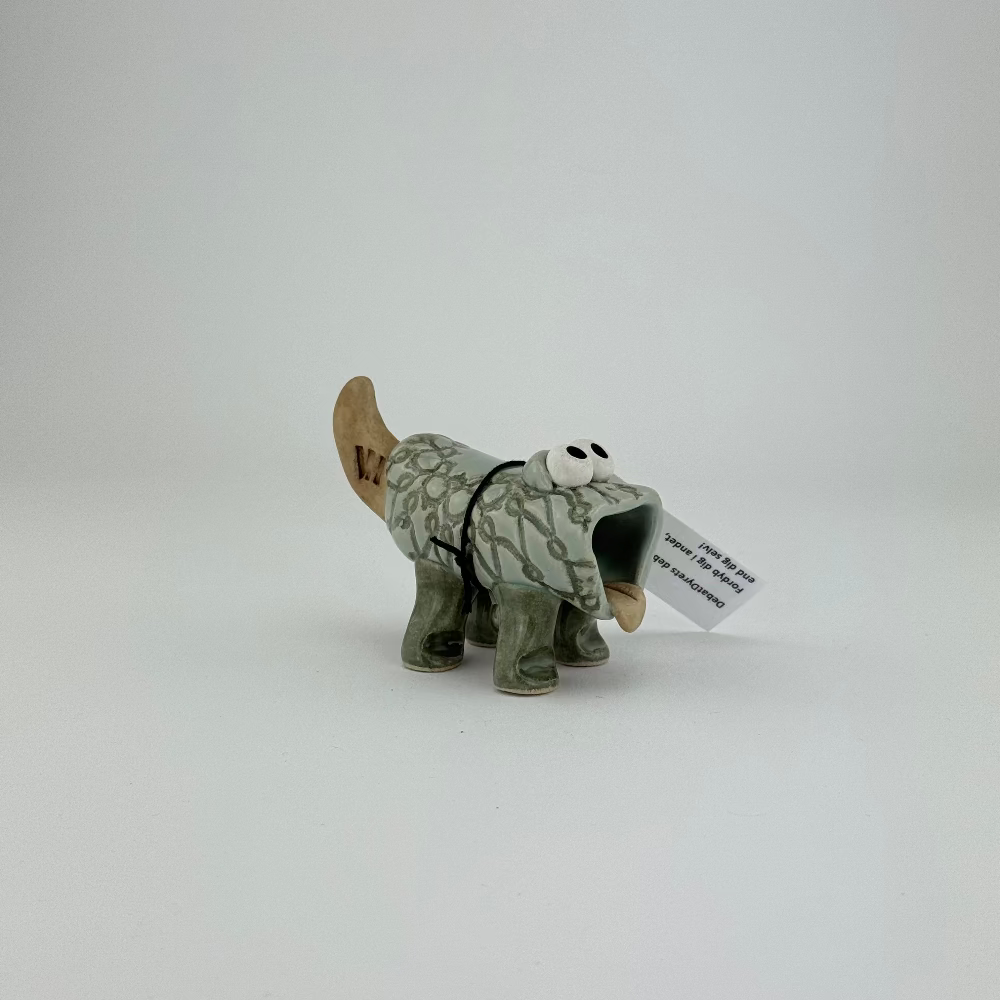 Dekorativ keramikfigur – fantasidyr