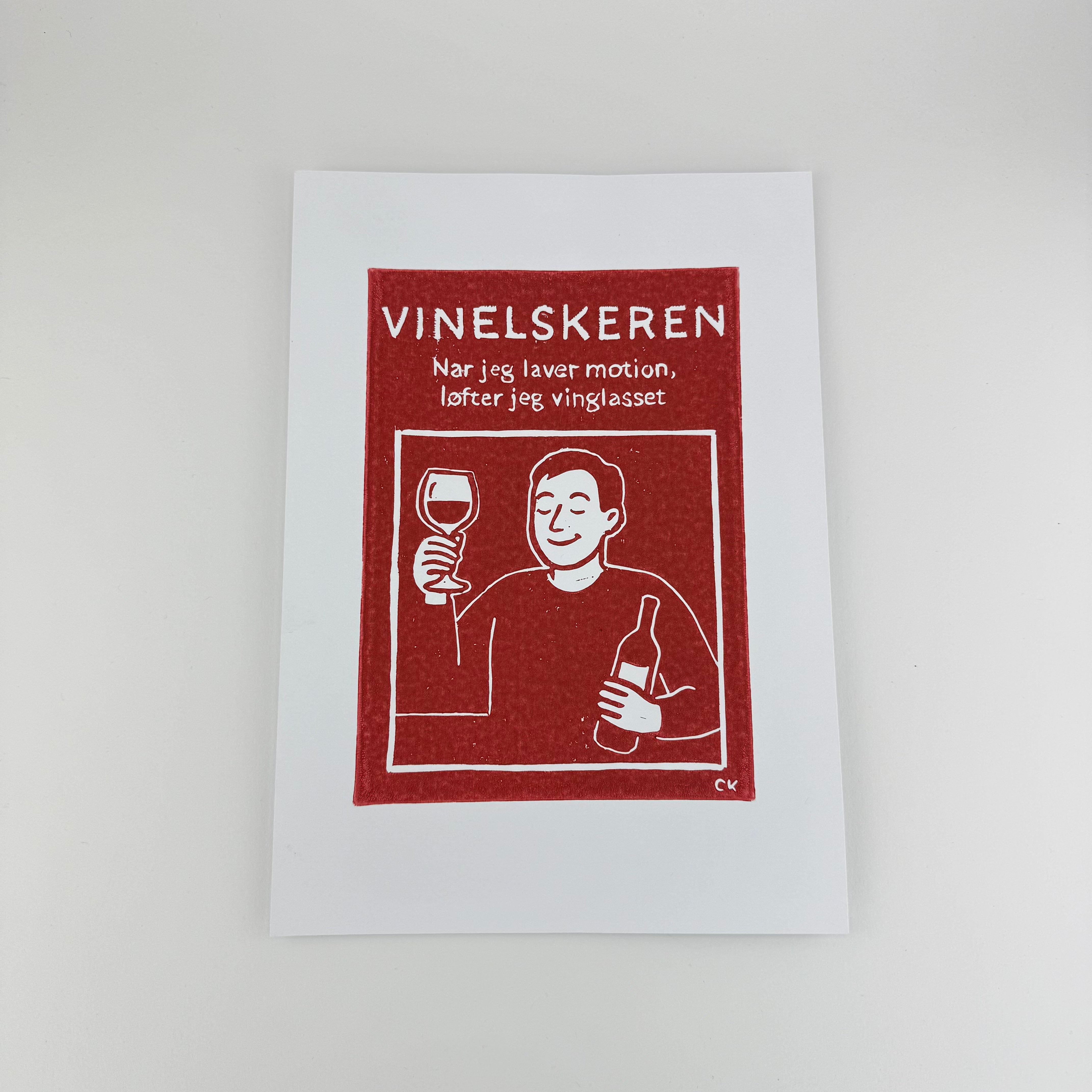 Linoleumstryk / Vinelskeren