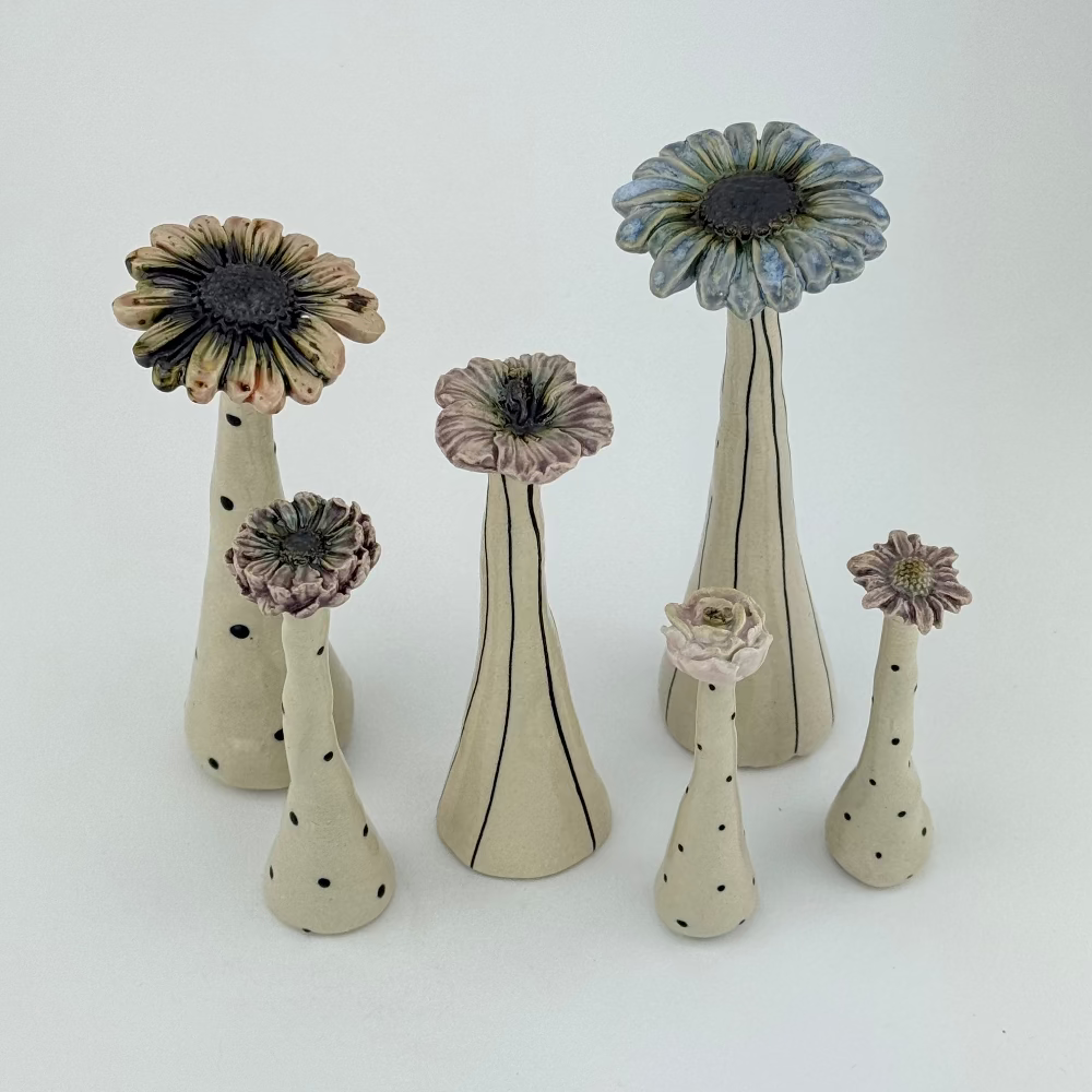 Keramik blomster