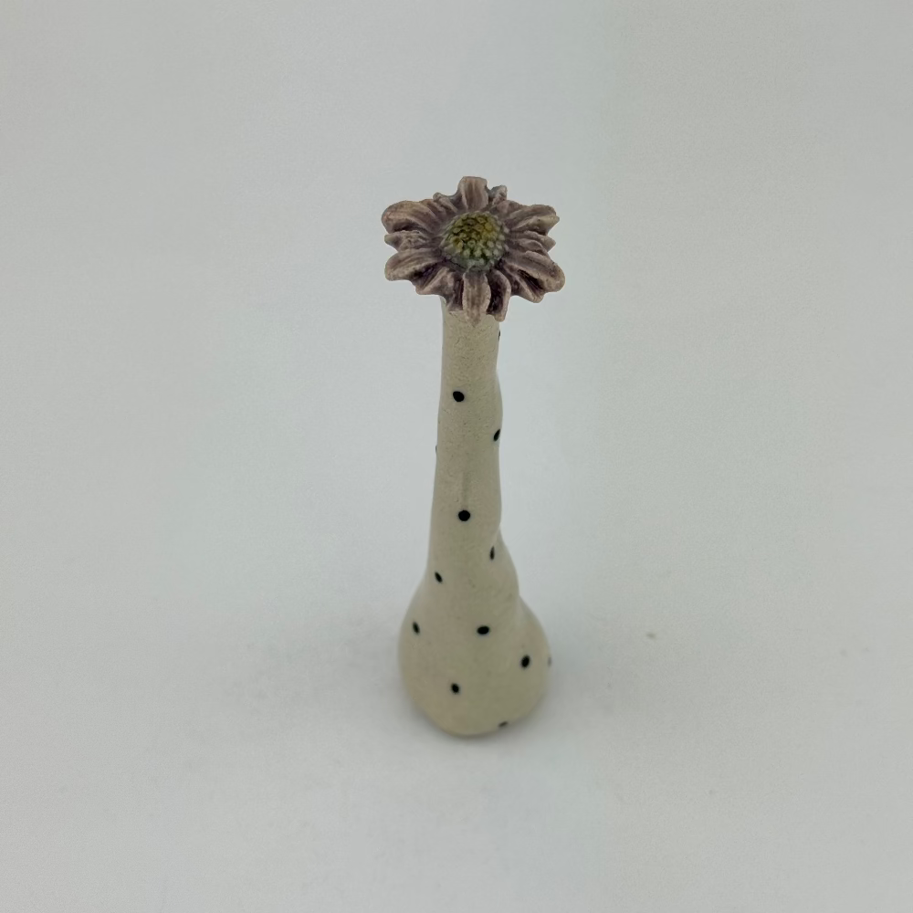 Håndlavet keramik blomst 