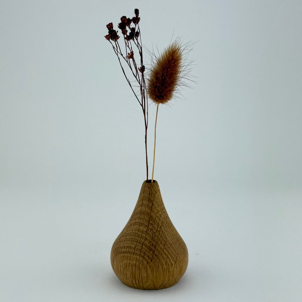 lille vase i træ 