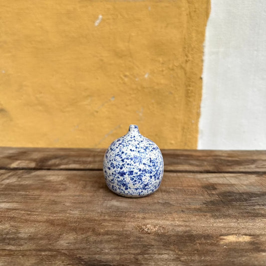 Pyntevase / Rund / Blå Prik