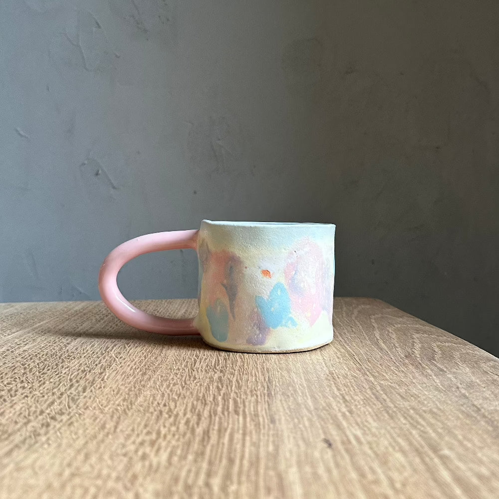 Krus / Med hank / Pastel mix / Stor