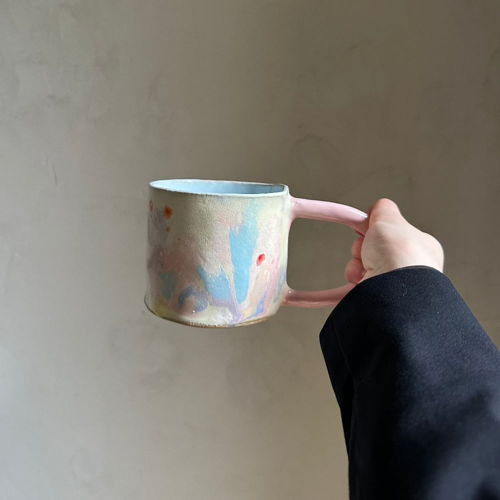 Krus / Med hank / Pastel mix / Stor