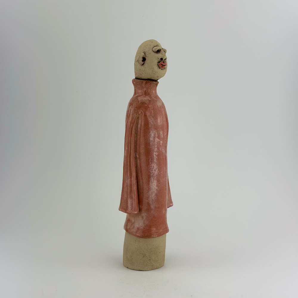 Keramisk figur / Kiss Me / Rød