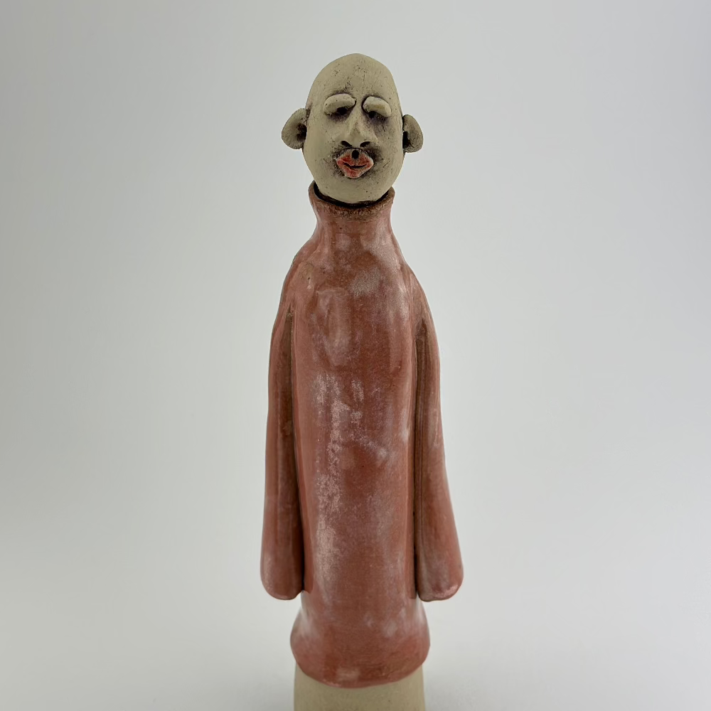Keramisk figur / Kiss Me / Rød