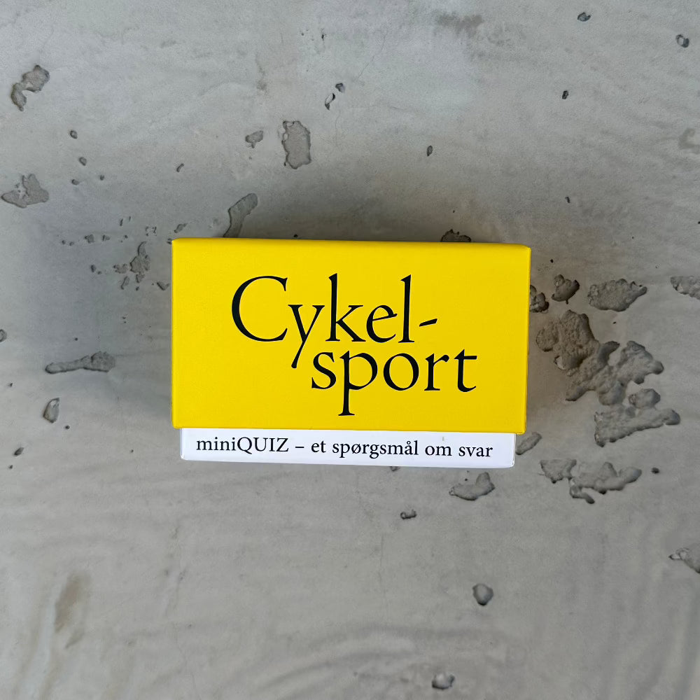 Quizspil / Cykelsport. - Quizspil forfra.