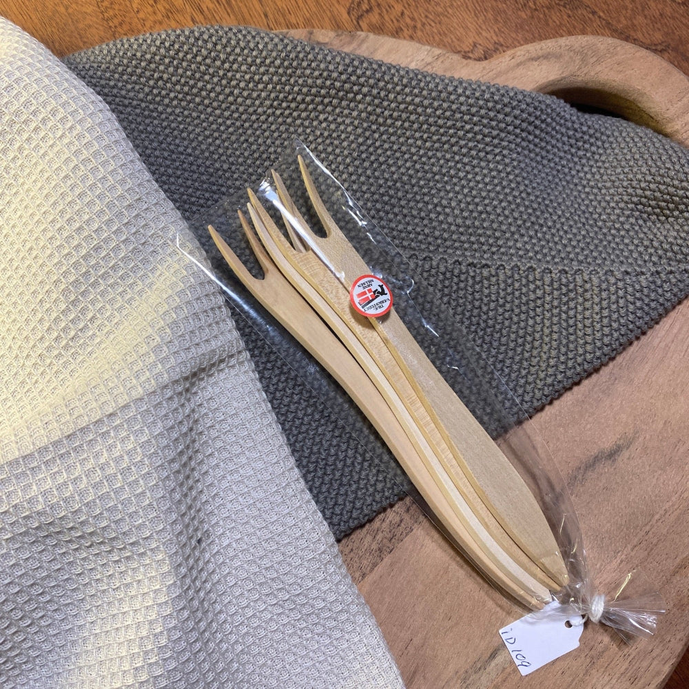 Pålægsgafler / Stor / Træ