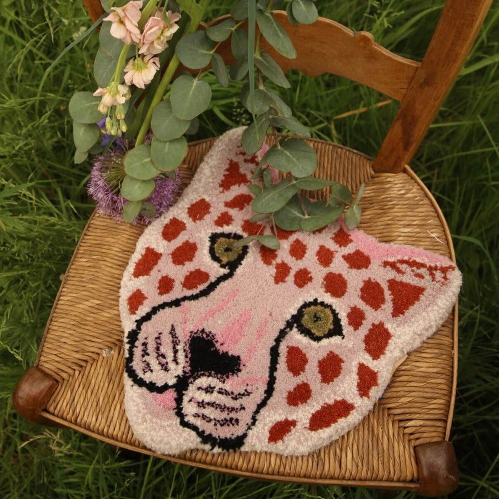 Pink Leopard hovedtæppe