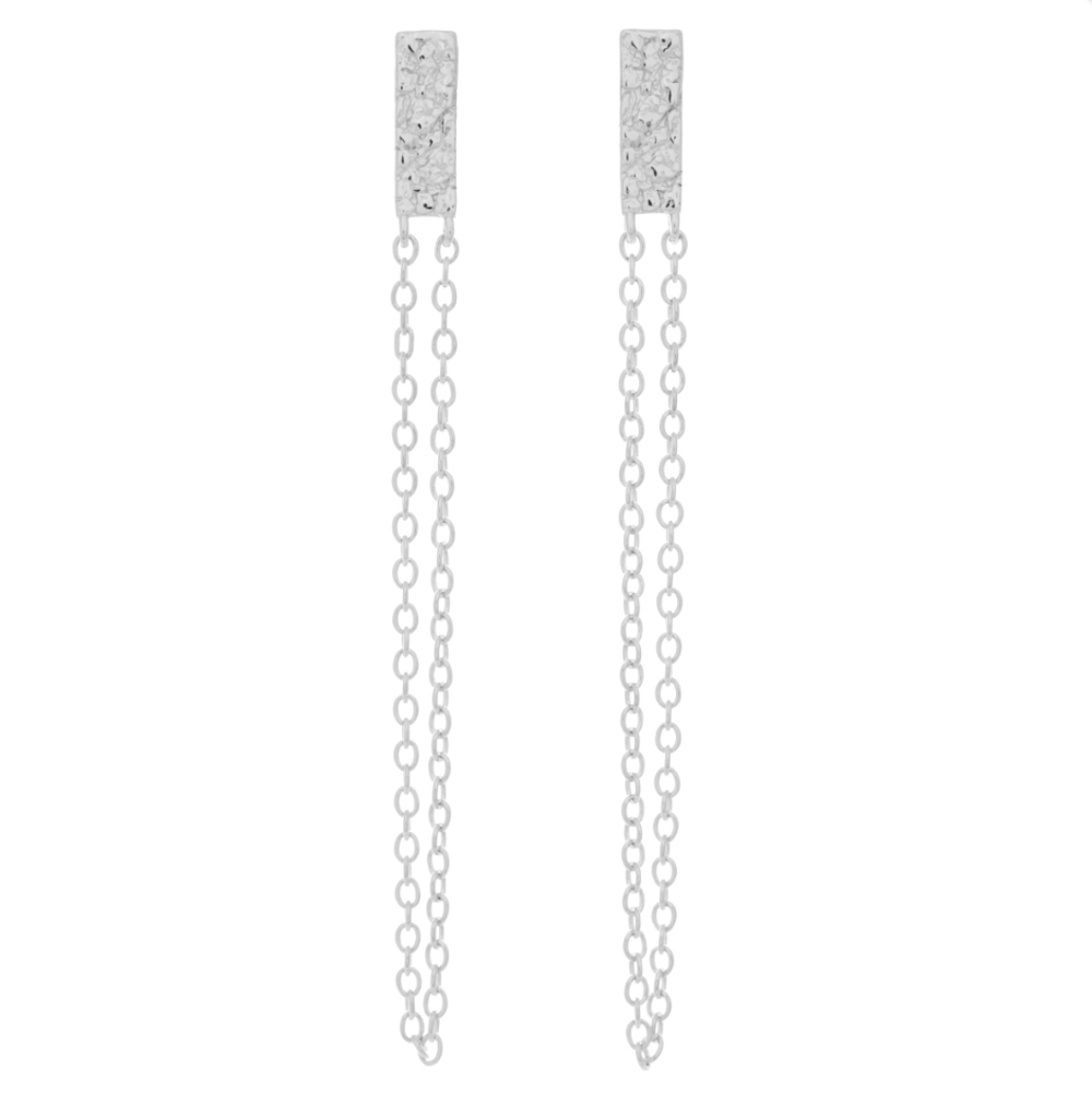 By Gabay / Ørestikker / Neva / lang kæde / Sterlingsølv