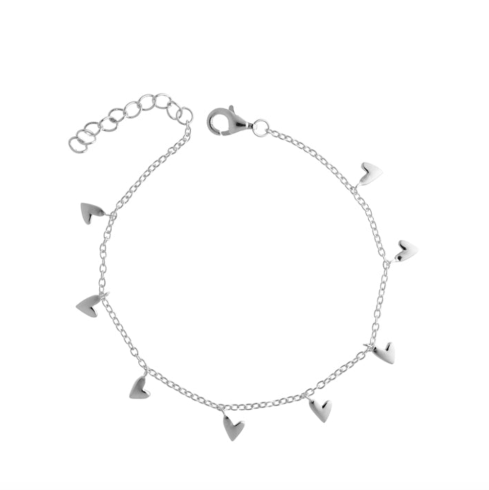 By Gabay armbånd / Hjerte charm / Forgyldt