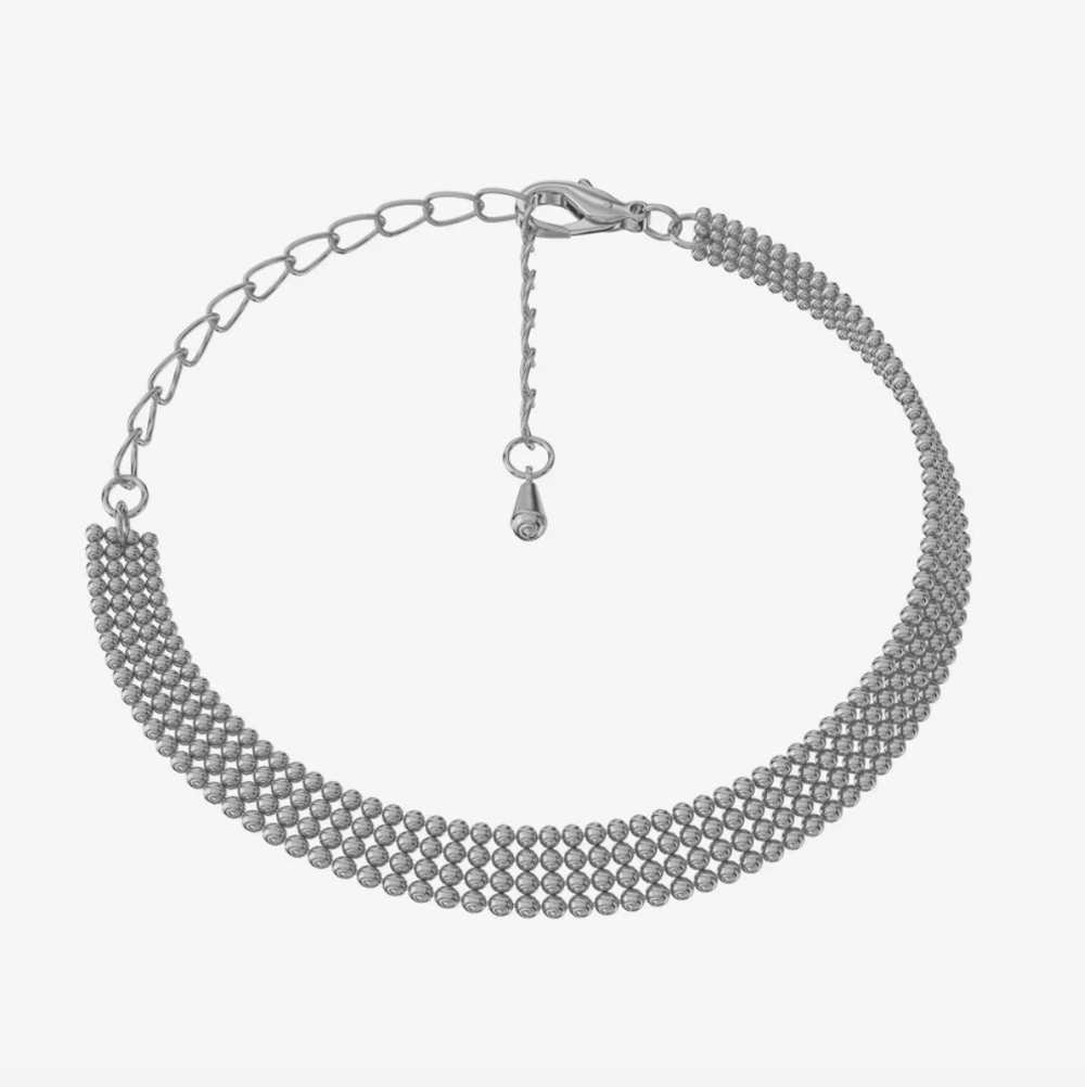 Jewelry by Grundled / Armbånd / Eden / Forsølvet.
Sølvbelagt kuglearmbånd med fyldigt design.