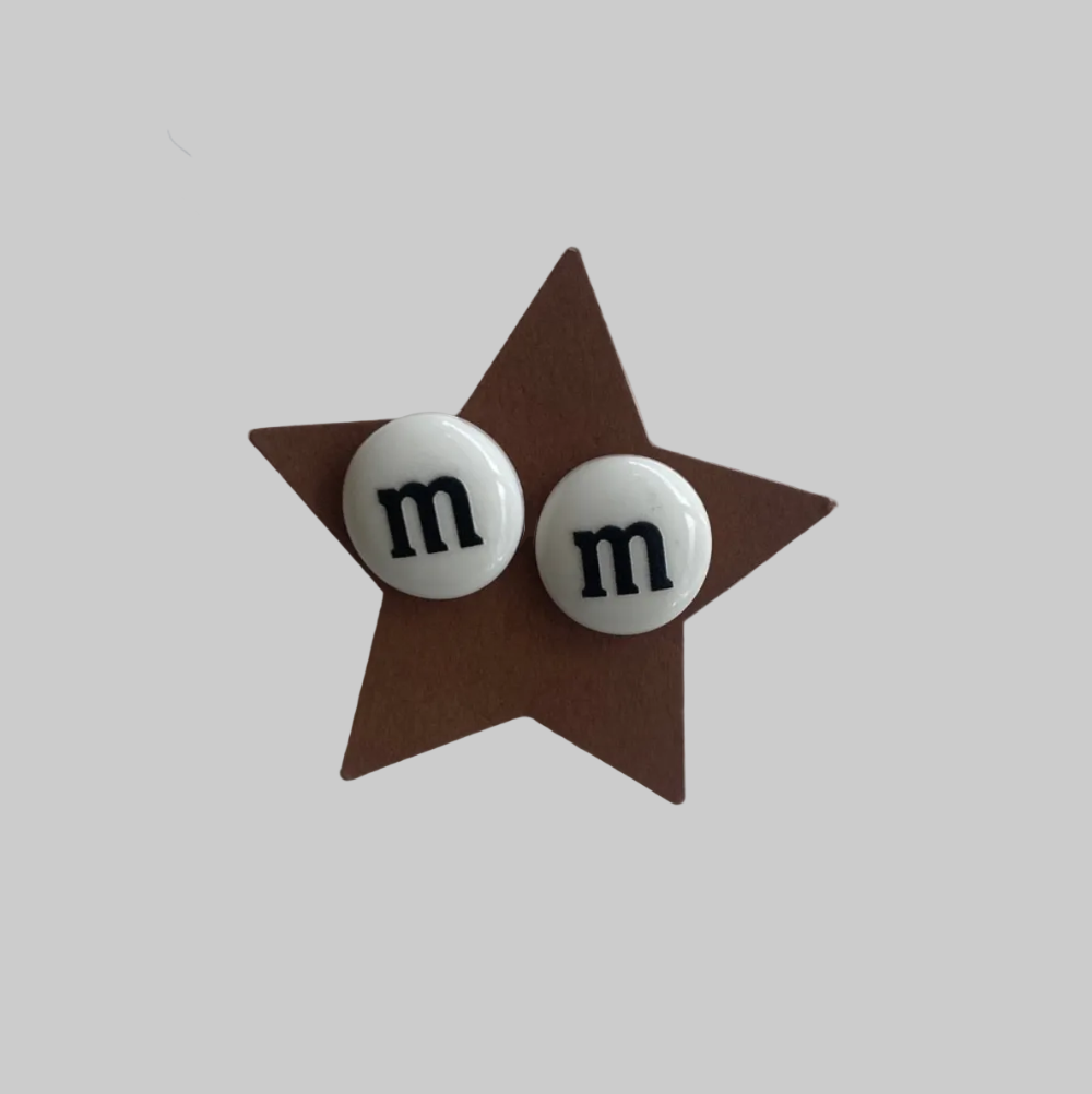 Ørestikker / M&M´s / Hvid
