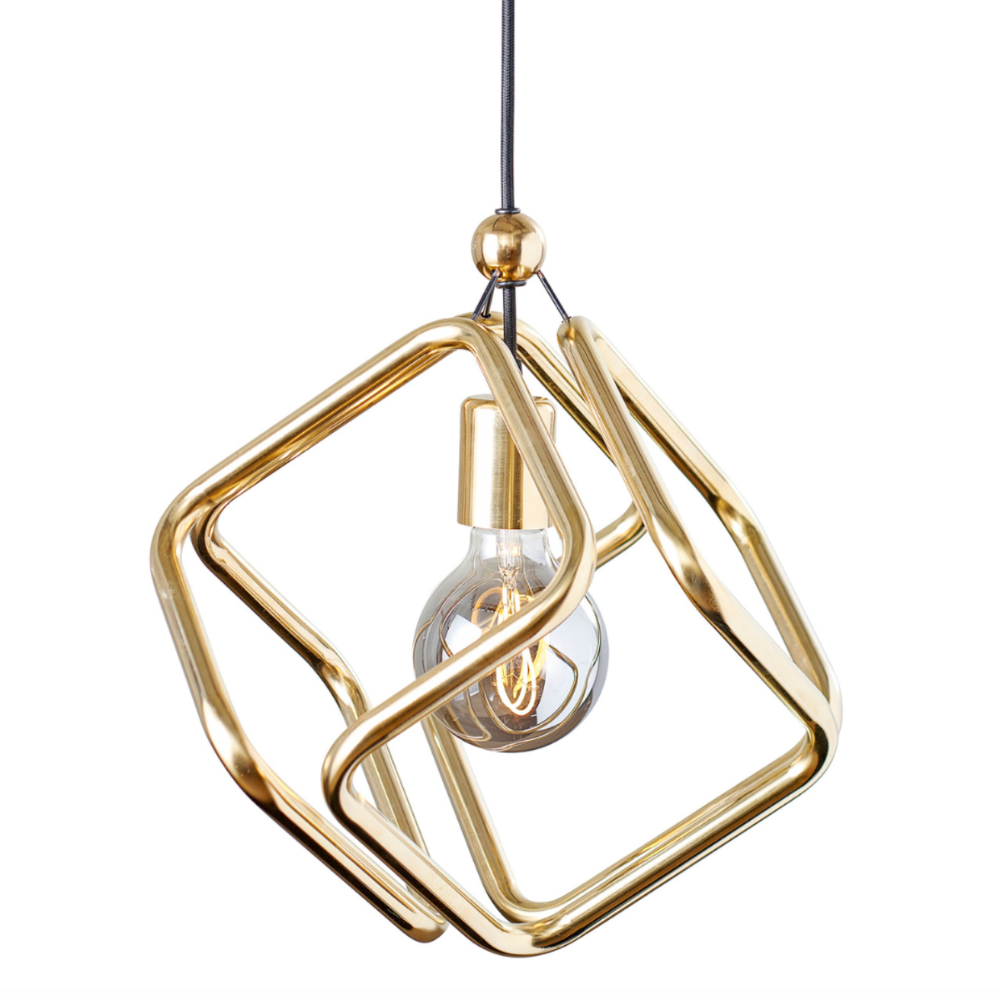 Lampe / INFINITY CUBE / Guld