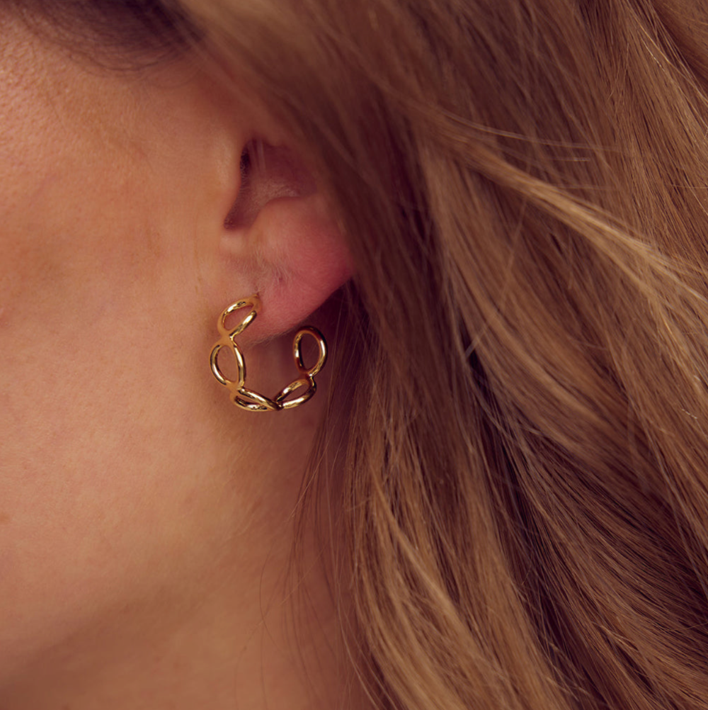 Ørestikker / Ellen / Forgyldt