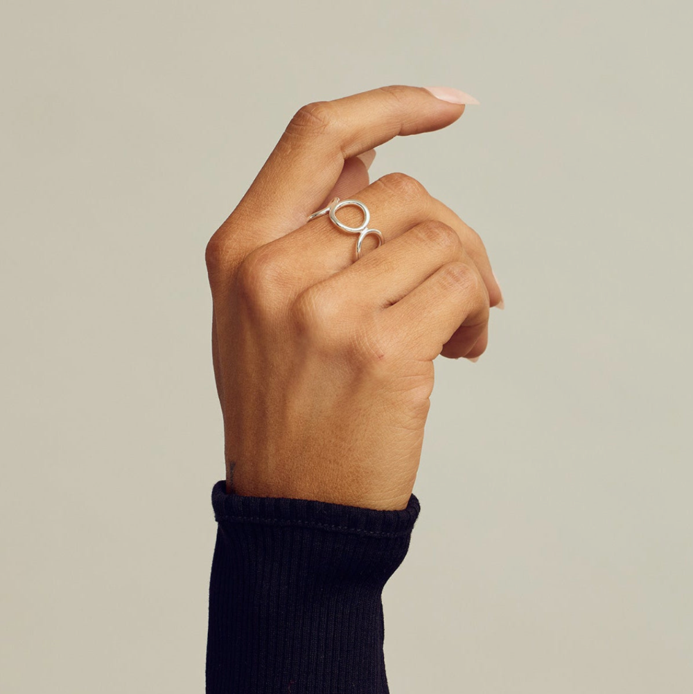 Ring / Ellen / Sølvbelagt