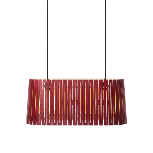 NKJ Design WOOD THREE Lampe - Birch Wine Red
