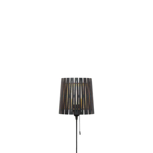 NKJ Design WOOD SIX Væglampe - Birch Slate Grey