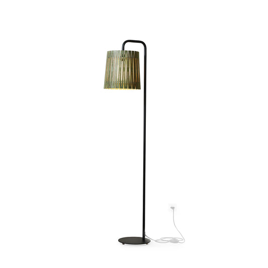 NKJ Design WOOD NINE Væglampe - Birch Forest Green