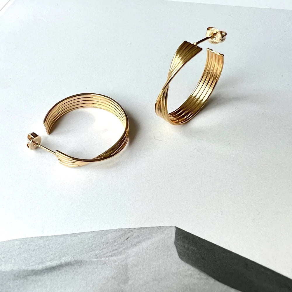 Jewelry by Grundled øreringe - Holly Forgyldt