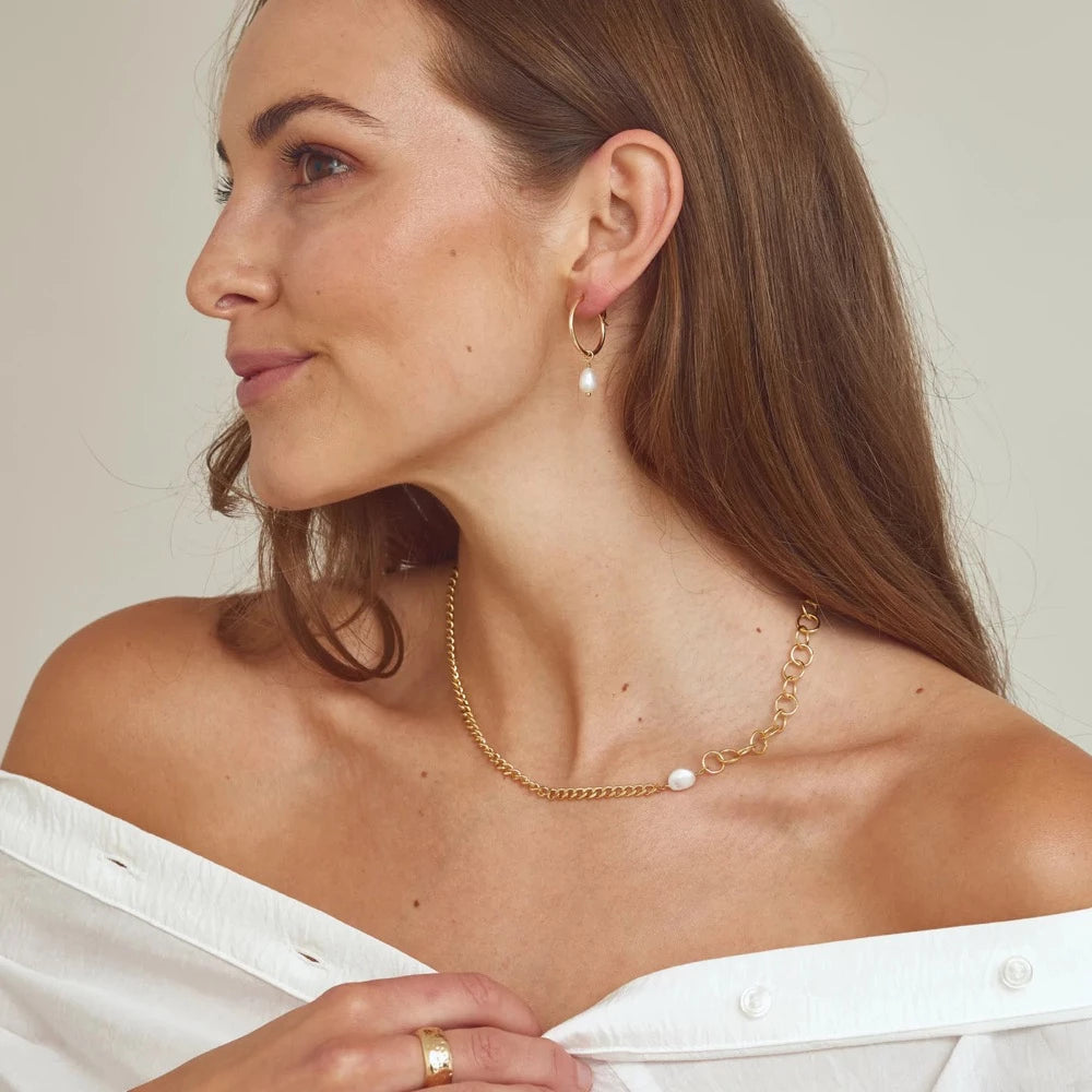 Jewelry by Grundled øreringe - Lea Forgyldt
