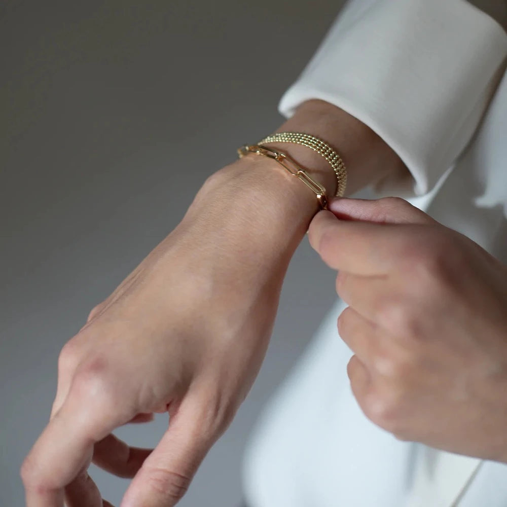 Jewelry by Grundled armbånd - Carla Forgyldt
