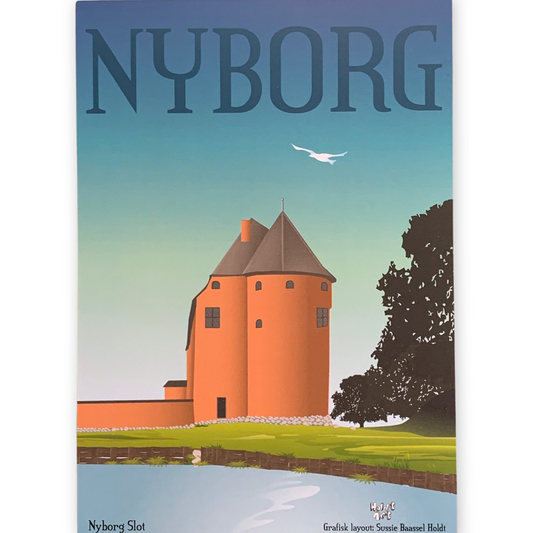 Holdt Art plakat - Nyborg Slot