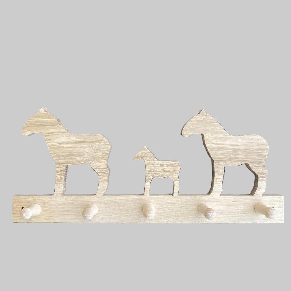 Arne Nielsen/ Træværkstedet knagerække - Hest