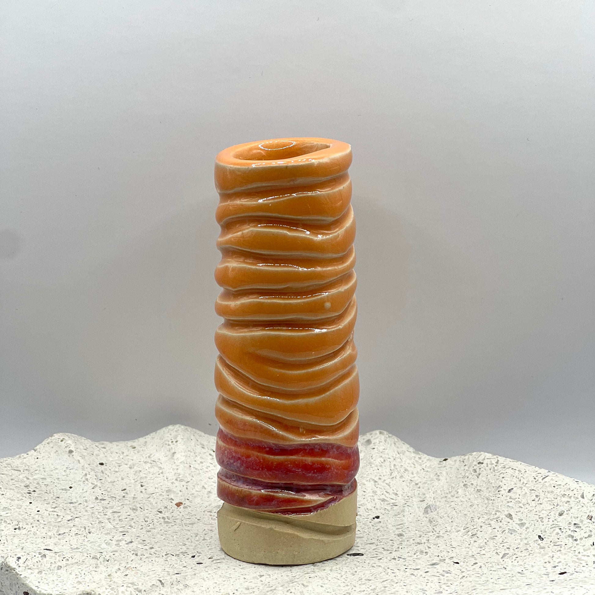 Villa Kulla lysestage / Vase / Orange