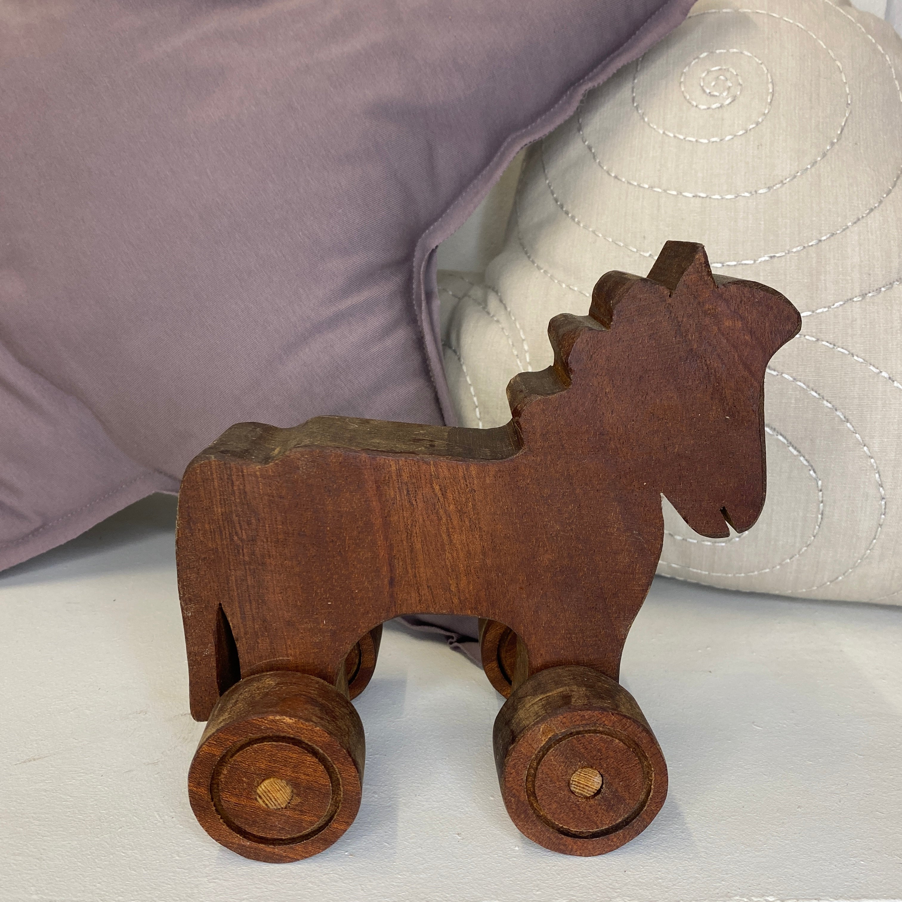 Hest på hjul / Stor / Træ