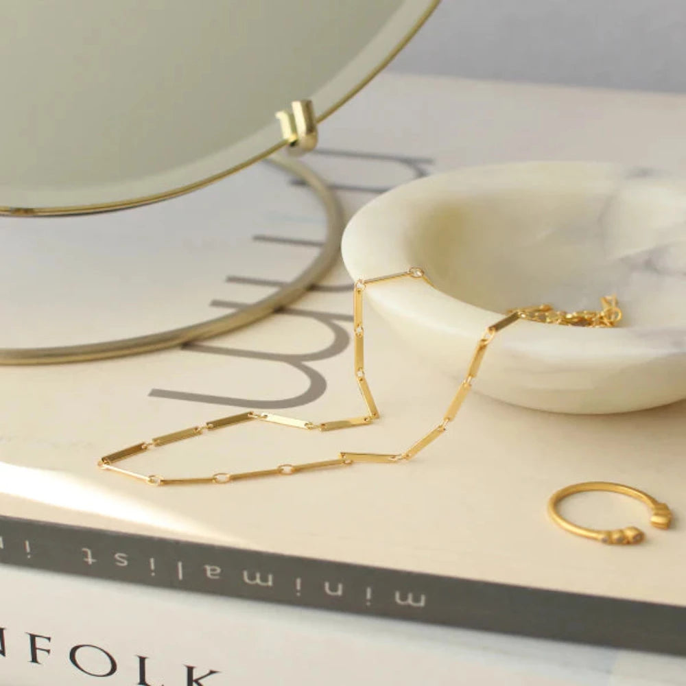 Jewelry by Grundled halskæde - Cloe Forgyldt