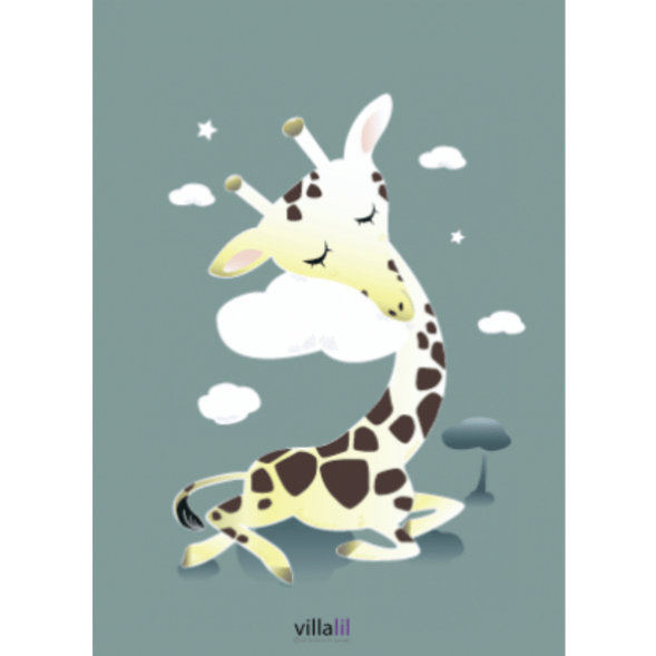 Villalil anledningskort - Giraf