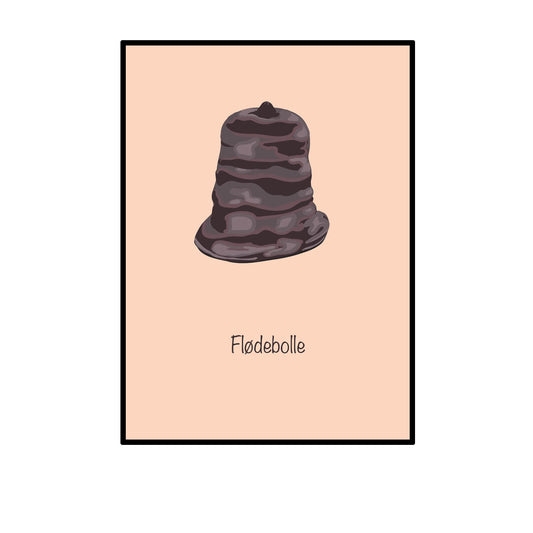 Nyborg Grafik & Web plakat - Flødebolle