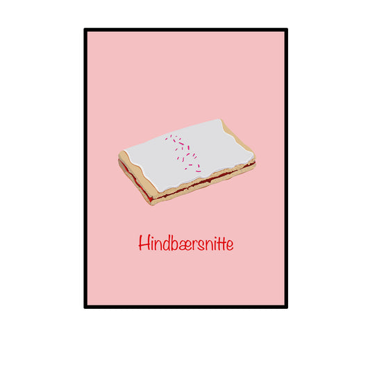 Nyborg Grafik & Web plakat - Hindbærsnitte