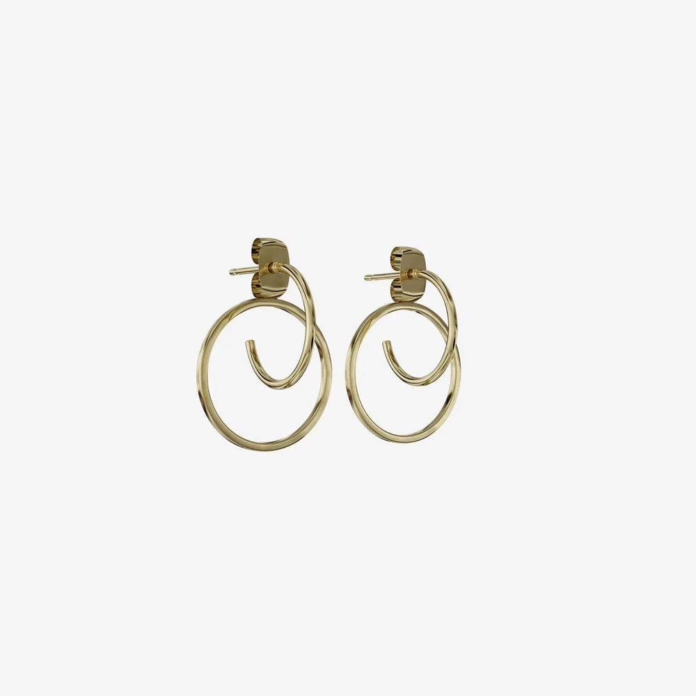 Jewelry by Grundled øreringe - Sharin Forgyldt